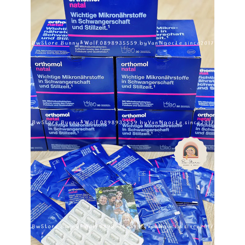 Vitamin Tổng Hợp Bổ Bầu ORTHOMOL NATAL Đức cho mẹ bầu và sau sinh [ BW Store ]