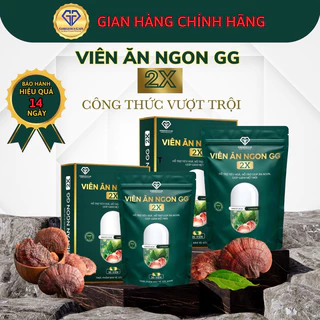 Combo Viên Ăn Ngon GG 2X Hỗ Trợ Tăng Cân Sử Dụng Cho Trẻ Từ 6 Tuổi - Gian Hàng Chính Hãng