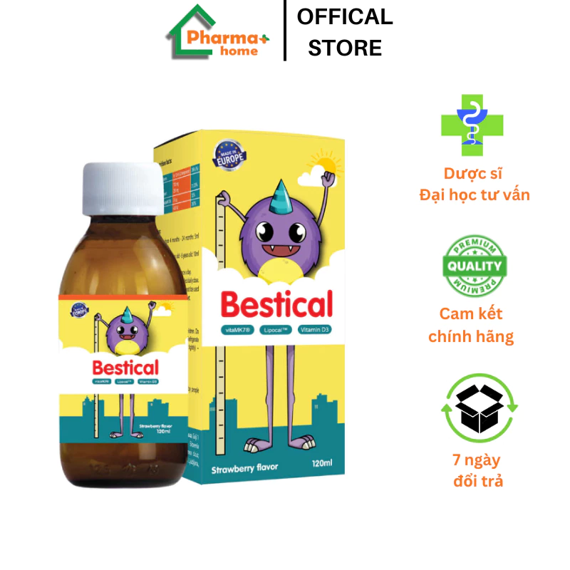 Bestical - Canxi Hữu Cơ, Canxi Cho Bé 120ml