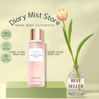 𝐃𝐢𝐚𝐫𝐲𝐦𝐢𝐬𝐭.𝐬𝐭𝐨𝐫𝐞 Xịt Thơm Body Mist Victoria's Secret Coconut Milk & Rose Calm