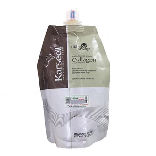 Kem ủ tóc Karseell Maca Power Collagen 500ml phục hồi hư tổn Hấp ủ tóc thẳng mượt bổ xung collagen LOẠI 1