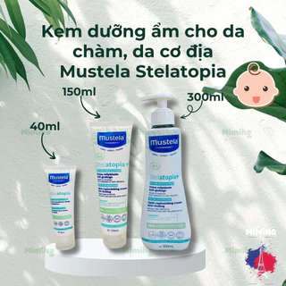 Kem Mustela stelatopia 40ml-200ml-300ml, dành cho bé da khô, da rất khô, da cơ đia, chàm sữa_MiMi HG