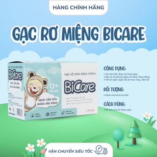 Gạc rơ lưỡi Bicare tăng đề kháng răng miệng