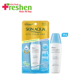 Kem Chống Nắng Dưỡng Da Ngừa Mụn Sunplay Sin Aqua SPF50 25g