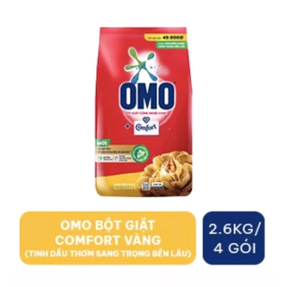 Bột giặt Omo tinh dầu thơm Comfort Nồng Nàn 2.6kg