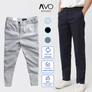 Quần Kaki dài CẠP CHUN Nam Chất Đẹp Dáng Âu Co Dãn Slimfit dáng ôm gọn big size đứng form cao cấp Avocado