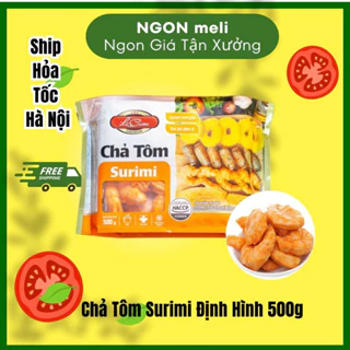 Chả tôm Surimi định hình Lacusina 500g đóng gói tiện lợi NGON meli Giao Hàng Hỏa Tốc Tại Hà Nội