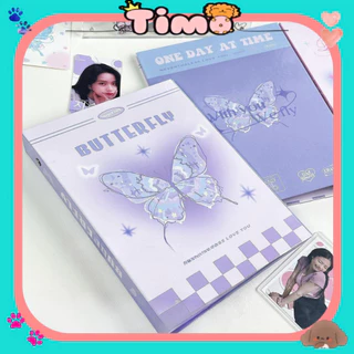 Sổ Đựng Card Bo Góc Rỗng Album Binder Thần Tượng Kpop Butterfly Timo VPBL15