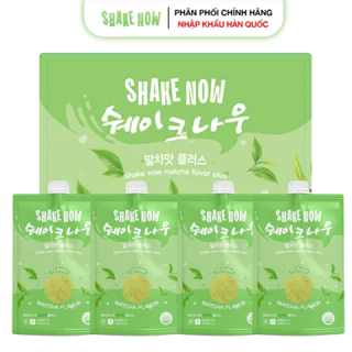 Combo 4 gói Bột Ngũ Cốc Giảm Cân Vị Matcha Tự Nhiên Shake Now Hỗ Trợ Giảm Cân,Thay Thế Bữa Ăn,Làm Đẹp Da,Tăng Miễn Dịch