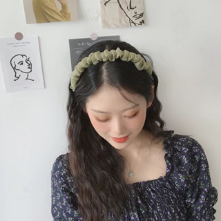 Bờm tóc nữ tính voan kính băng đô nữ Hàn Quốc nhiều màu - Y012