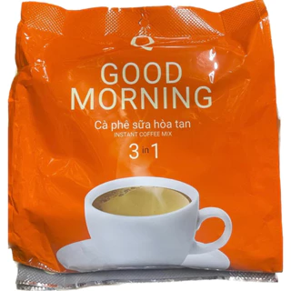 Cafe hoà tan 3 in 1 Good Morning TRẦN QUANG 480gr (24 gói x20g )