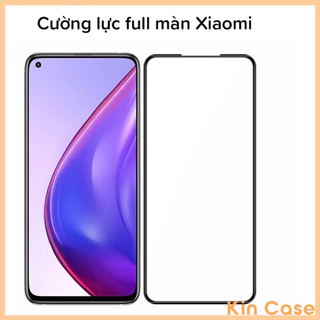 Cường lực Redmi K40 / Poco F3 / K20 Pro / K30 / K30 Pro / K40 Gaming / K40 Pro viền đen cực mỏng, cạnh vát 2,5d