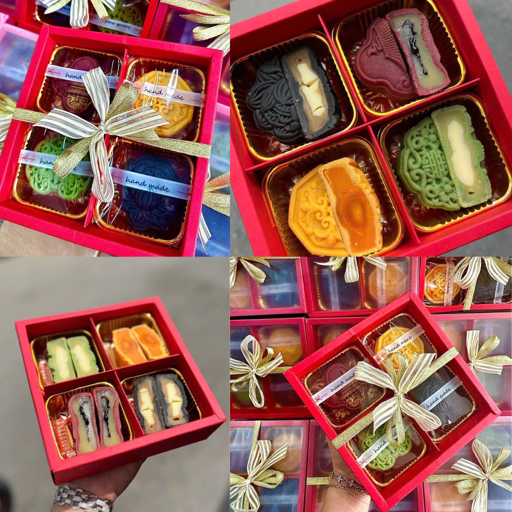 Bánh hoàng kim hộp 4 vị