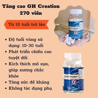 Tăng chiều cao GH Creation của Nhật Bản 270 viên - Hàng AuTH - Tokyo Shop