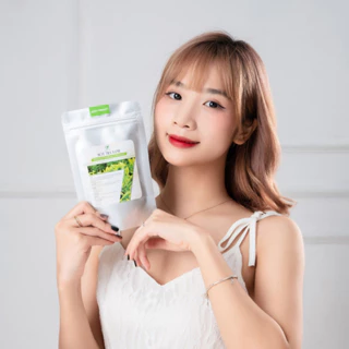 Bột Trà Xanh đắp mặt nạ hữu cơ Leosia nguyên chất 100G | 100% Organic