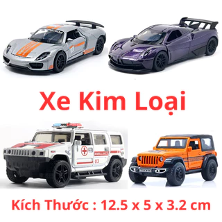 Xe Mô Hình Ô Tô Hợp Kim Chạy Bằng Cót Tỉ Lệ 1/36 Có Hộp Đựng