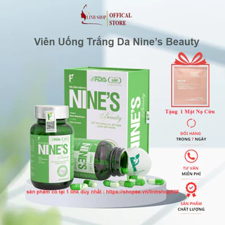 Nines Beauty Viên Uống Trắng Da Mờ Nám 9 Ngày Đẹp Hộp 30 Viên Mẫu Mới 2023 Chính Hãng