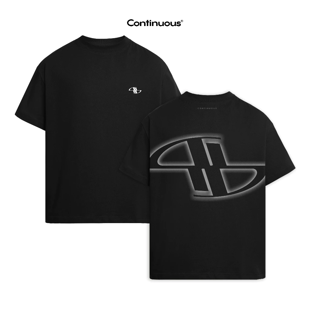 Áo thun Continuous - Basic BIG LOGO WHITE