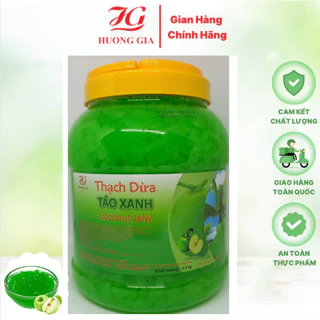 Thạch dừa táo xanh thơm ngon giải nhiệt mùa hè hủ 3.5kg