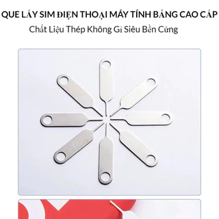 Que Lấy Sim Điện Thoại Máy Tính Bảng Cao Cấp Chất Liệu Thép Không Giao Hàng nhanh