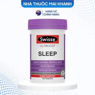 Viên Uống Hỗ Trợ Giấc Ngủ Swisse Ultiboost Sleep 60 / 100 Viên