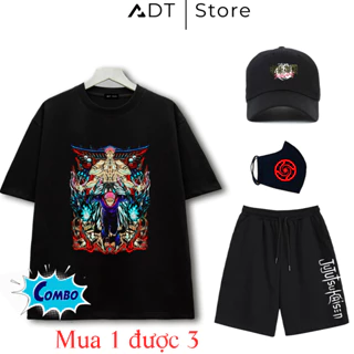 ADTStore x Combo Chú Thuật - mua 1 được 3 Áo thun Jujutsu Kaisen, áo phông Chú Thuật Hồi Chiến Gojo Satoru Megumi Sukuna