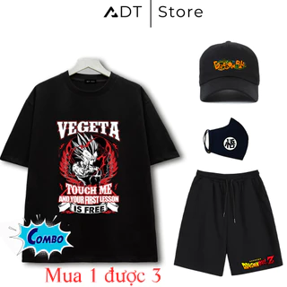 ADTStore x Combo Ngọc Rồng - mua 1 được 3 áo thun Dragon Ball 7 viên ngọc rồng, áo thun anime in hình