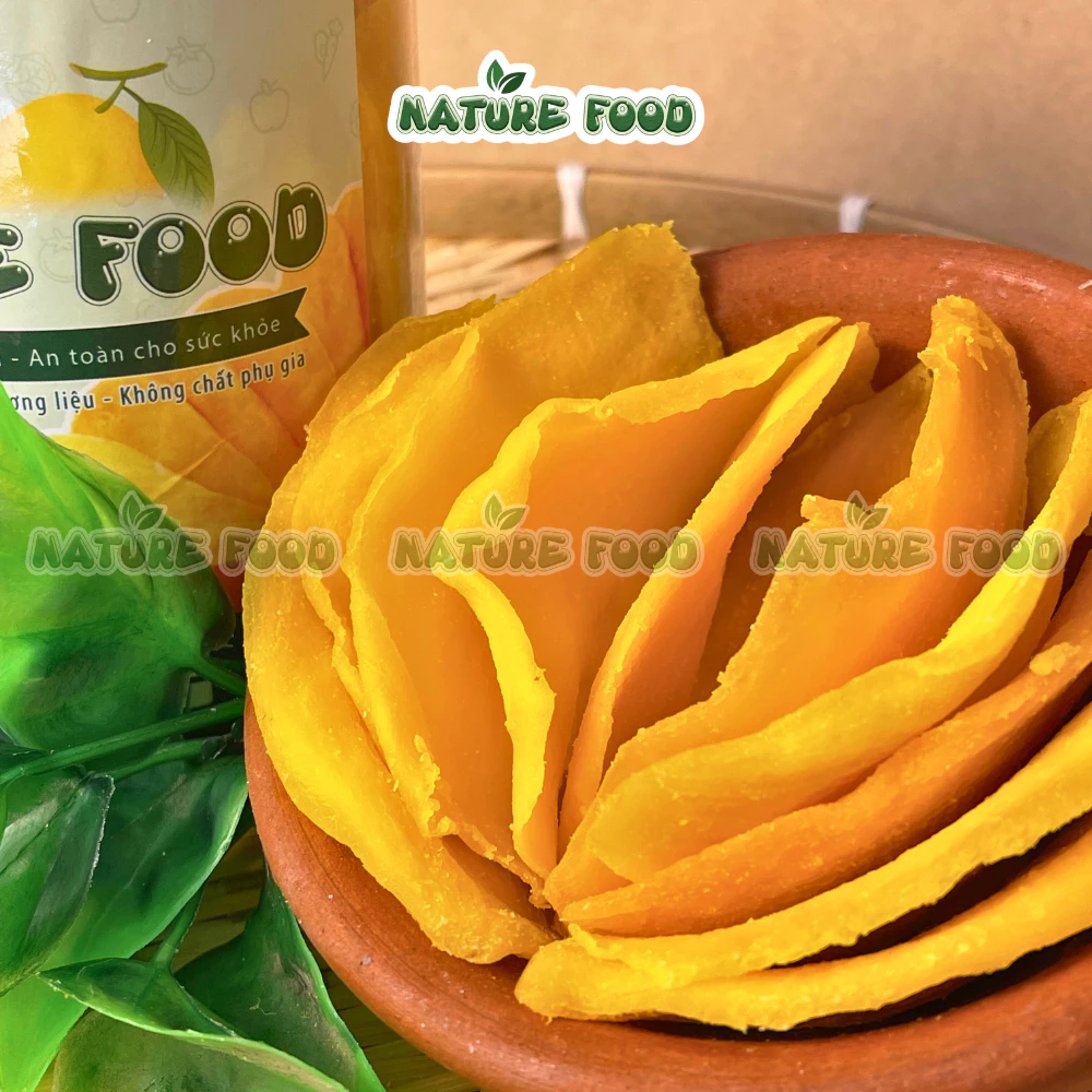 XOÀI SẤY DẺO TỰ NHIÊN/ MUỐI ỚT CHUA NGỌT LOẠI ĐẶC BIỆT NATURE FOOD