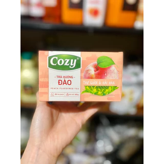 [FREESHIP 50K] Cozy trà Hương Đào hộp 20 túi/40g