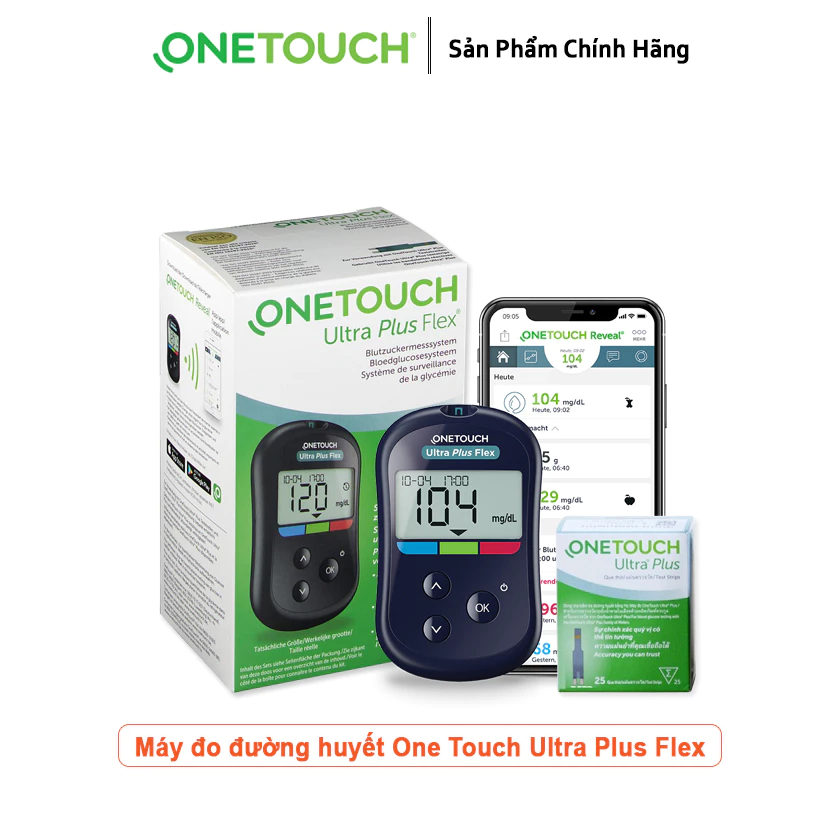 Máy đo đường huyết One Touch Ultra Plus Flex ( Hàng Chính hãng )