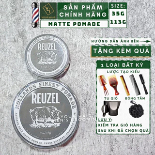 Sáp vuốt tóc Reuzel Extreme Hold Matte Pomade - 113g