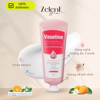 Kem Dưỡng Da Tay & Móng Vaseline Deep Moisture Hàn Quốc 60ml -Zeleneskin