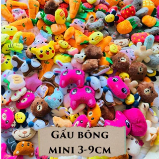 Combo 20 gấu bông gắp thú mini - giao ngẫu nhiên đủ mẫu