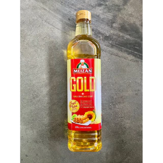 Dầu ăn Meizan gold chai 1L.