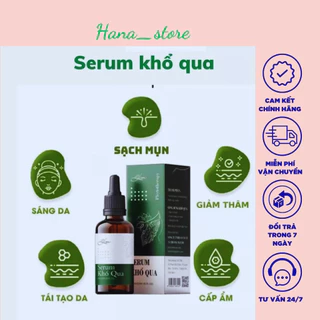 Serum khổ qua,mướp đắng nguyên chất Lim Farm-chính hãng giảm mụn,sáng da chăm sóc da mặt hiệu quả cho chị em100% hanmade