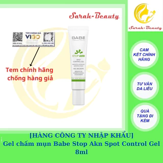 [HÀNG CÔNG TY] Gel chấm mụn Babe Stop Akn Spot Control Gel 8ml