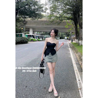 🌺 ÁO ỐNG CÚP NGỰC XẼ 60-90kg 🌷 Bigsize Rin Heo
