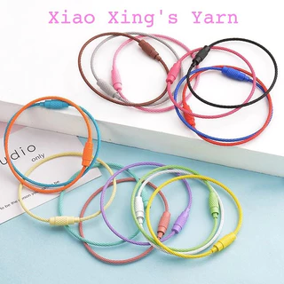 Vòng dây thép làm móc khoá có chốt gài chắc chắn tiện lợi | Xiaoxing's Yarn