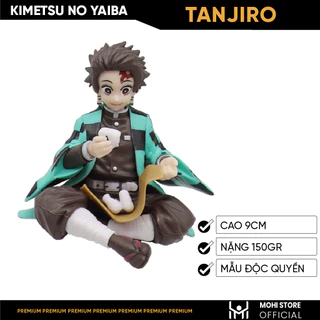 Mô Hình Kimetsu No Yaiba Tanjirou dáng ngồi cao 9cm - Figure Thanh gươm diệt quỷ - No Box