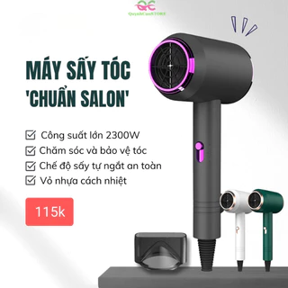 Máy Sấy Tóc 2 Chiều Nóng Lạnh Công Suất Lớn 2300W Nhanh Khô, 3 Chế Độ Sấy, Tạo Kiểu, Chăm Sóc Tóc Chuẩn Salon [ HOT ]