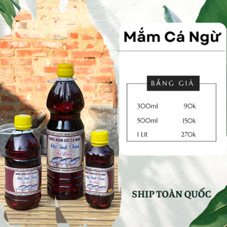 Nước Mắm Cá Ngừ Nguyên Chất - Ba Làng - Bếp Quê Choa