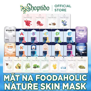 Mặt nạ giấy Foodaholic cấp ẩm, nâng cơ, chăm sóc da toàn diện 23g NPP Shoptido