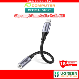 Cáp sang 3.5mm Audio chuẩn MFI UGREEN US211