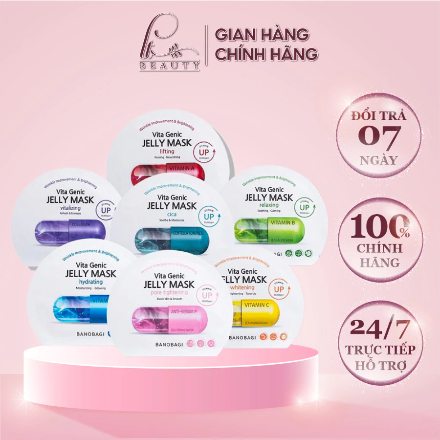 Mặt nạ dưỡng da Vita Genic Jelly Mask BANOBAGI 30ml