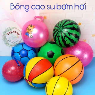 Bóng đá bóng rổ bóng chuyền cao su, nhựa PVC bơm hơi siêu nhẹ cho trẻ em