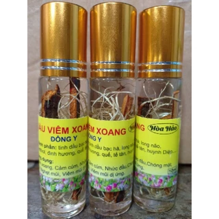 dầu viêm xoang hòa hảo nước trắng chai 10ml(loại lăn có rễ thao dược)