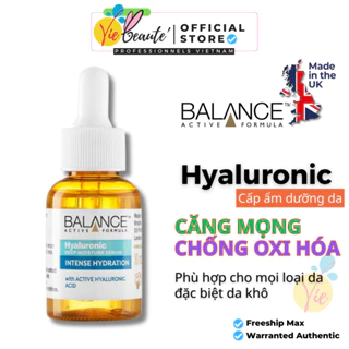 Serum Cấp Nước Dưỡng Ẩm Balance Active Formula Hyaluronic Deep Moisture 30ml