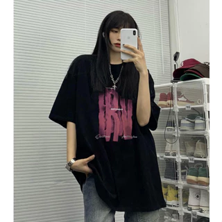 FOCUS local brand retro đen áo thun nữ kiểu nữ bigsize unisex levents tee 100%cotton