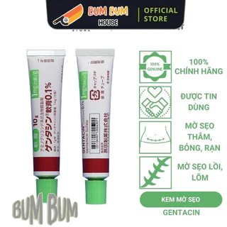 Kem Xóa Mờ Sẹo Gentacin Ointment 0.1% Gentamicine Sulfate Takata Nhật Bản 10g chính hãng có mã vạch