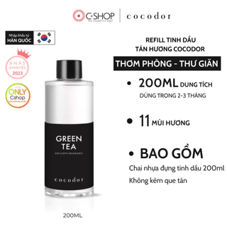 [Không kèm que tán] Chai Refill Tinh Dầu Tán Hương COCODOR 200ml, thơm phòng, tỏa hương _ Mỹ phẩm Hàn Quốc chính hãng